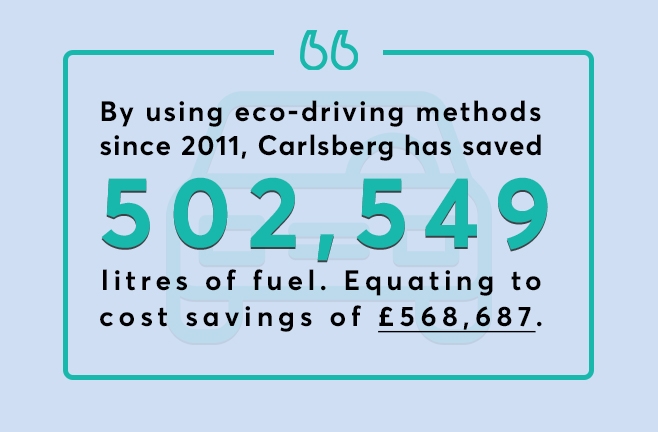Carlsberg saved £568687 with effective fleet fuel management