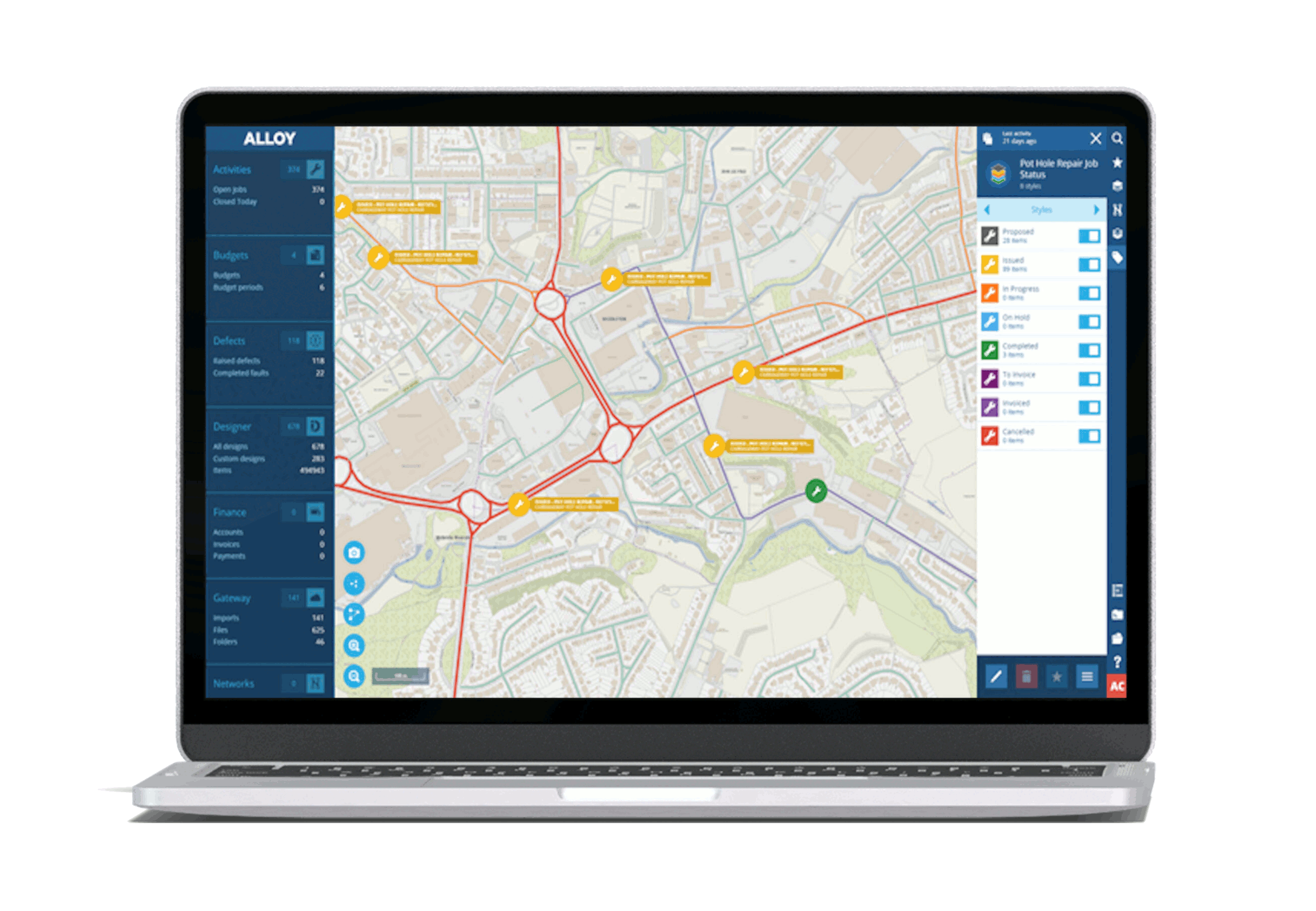 Map - Repair Jobs